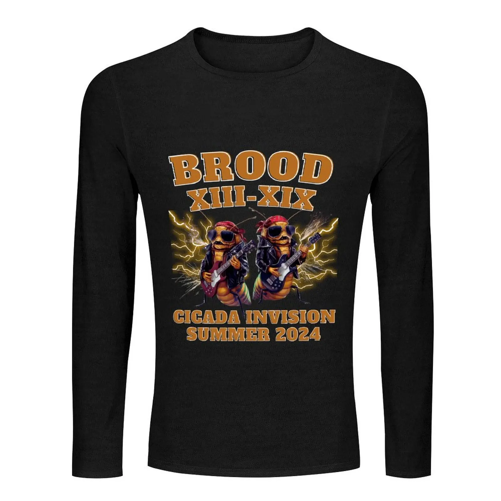 Brood XIII XIX cicada invision 2024 ,Cicadoidea insect gift idea Long T-Shirt quick-drying t-shirt mens clothes