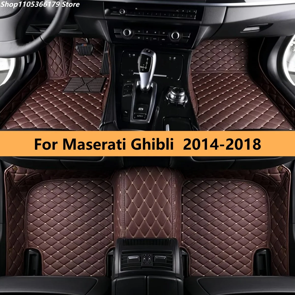 

Автомобильные коврики на заказ для Maserati Ghibli 2014 2015 2016 2017 2018, аксессуары для интерьера автомобиля