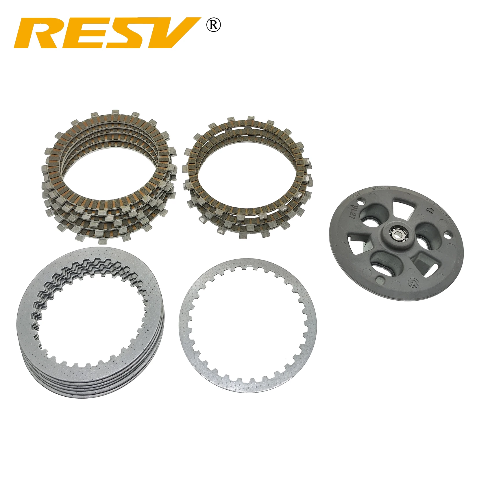 RESV for BMW R1200GS R1250GS R1250RT R1250R ADV 1200 1250 R GS RT RS ADV Clutch Cover Friction Steel Plate Disc for Repair