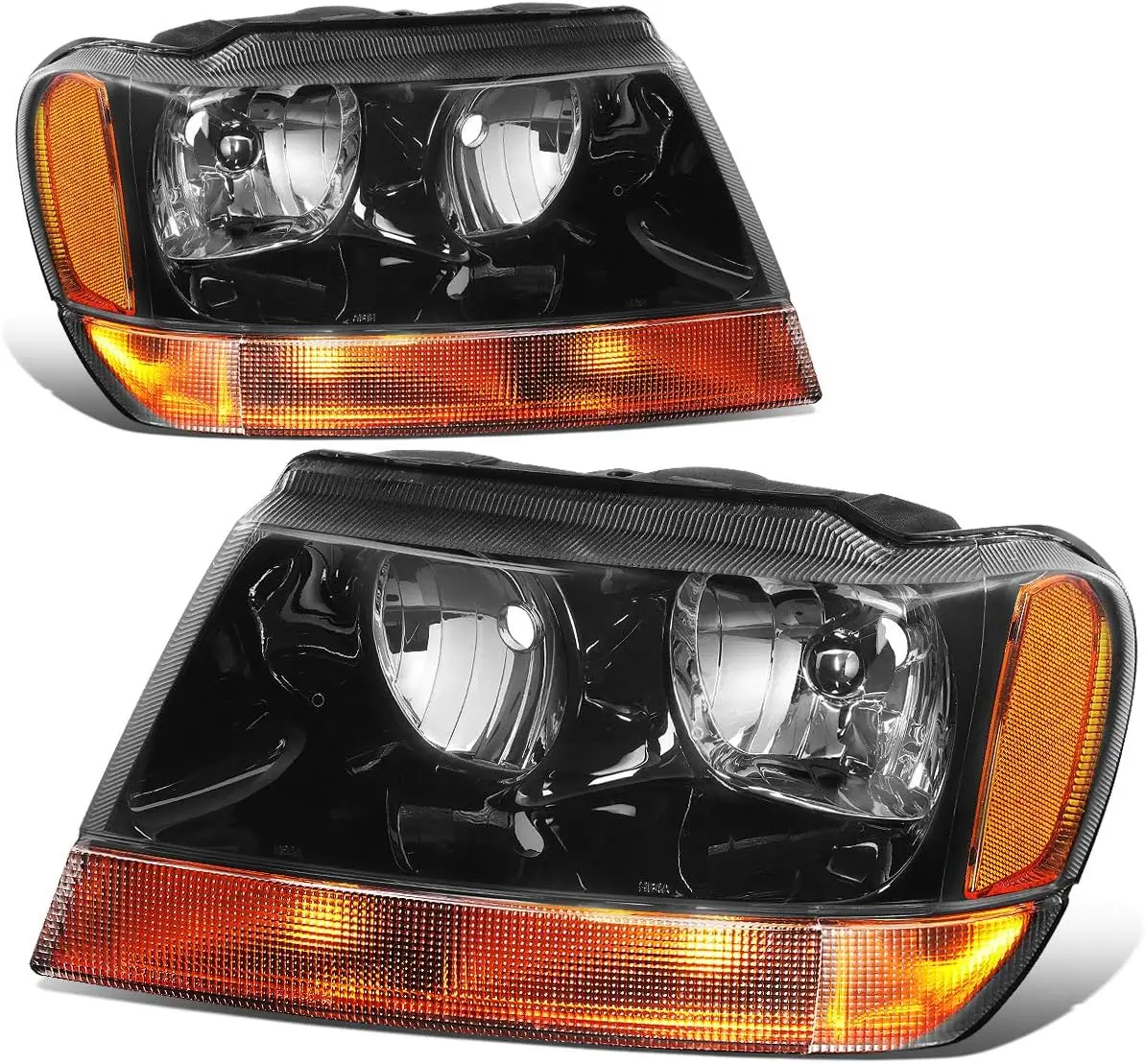 

Фара в сборе, совместимая с Jeep Grand Cherokee WJ 1999-2004 годов, замена галогенных фар со стороны водителя и пассажира, O