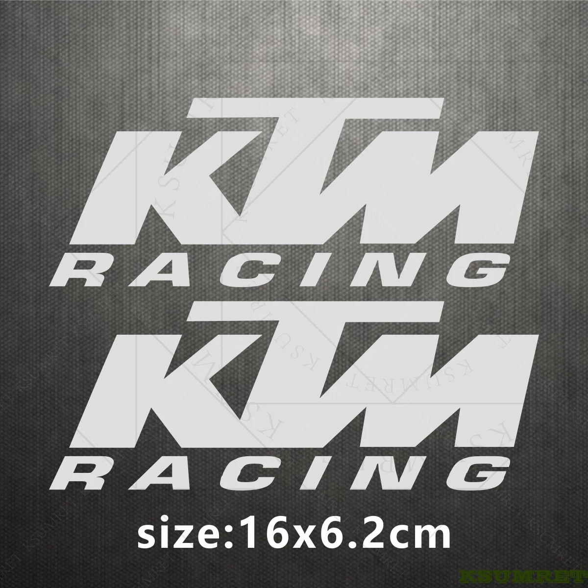 Afbeelding 4: KTM motorfiets sticker tank embleem