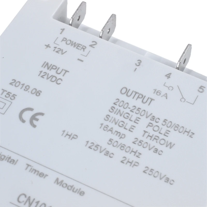 Dc 12v digital lcd potência programável temporizador interruptor de tempo relé 16a ampères