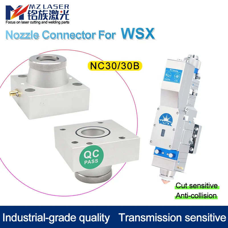 Mingla ser La ser Nozzle Connector Capacitive sensor For WSX KC13 KC15 Fiber La ser Cutting Machine Head Parts