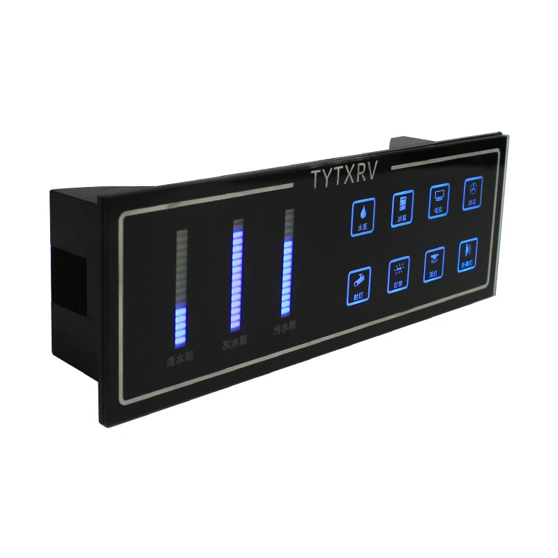 TYTXRV RV Control Switch Panel with Bluetooth APP Built-in Waterproof Programmable Touch Screen with Backlight LED Module