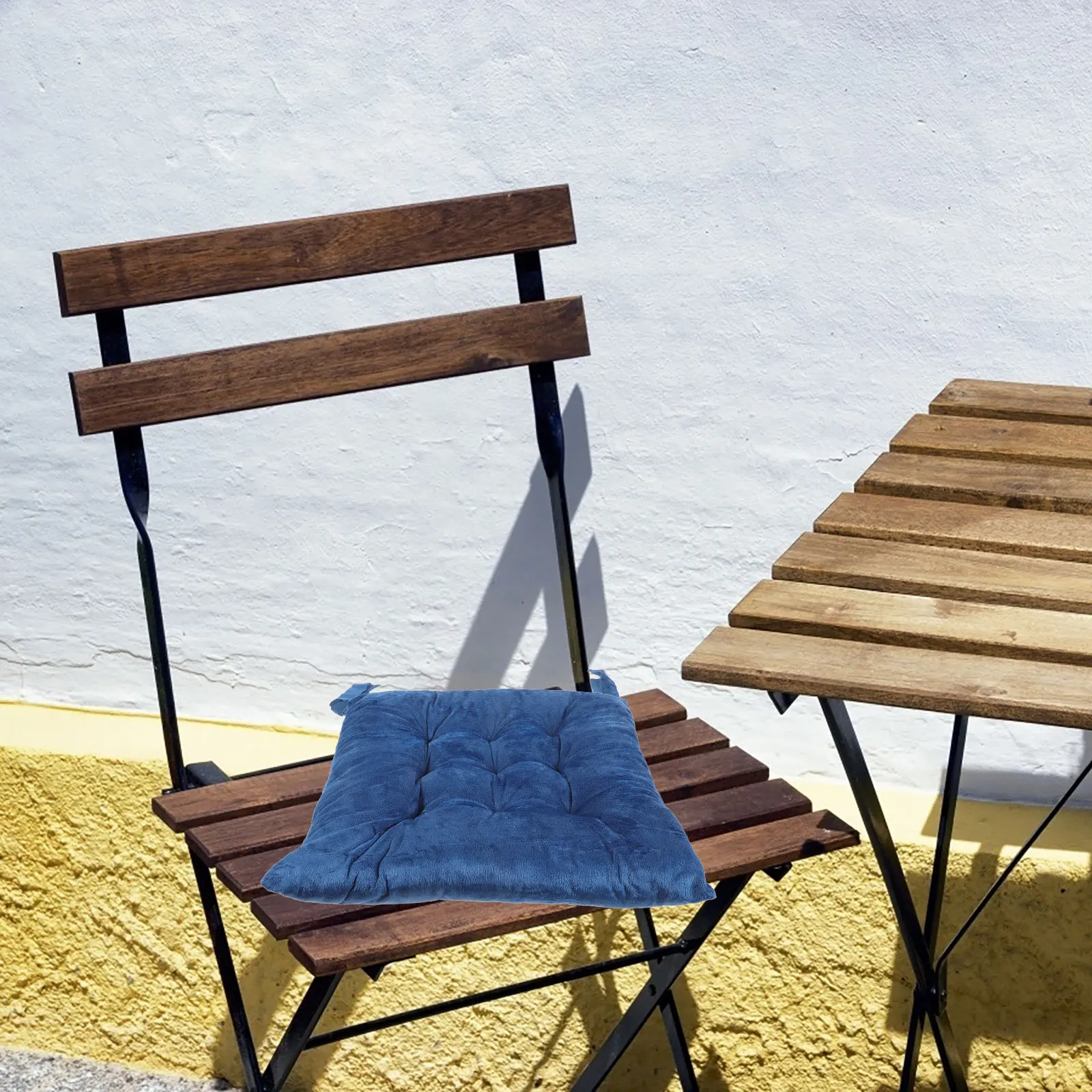 2Pcs Dining Chair Cushion Premium Seat Pad Comfortable Strapped Household Chair Mat for Home Office Car Furniture Mat