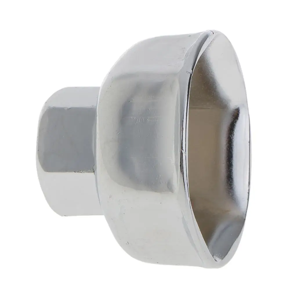 27mm 1/2'' Square Drive 6 Flute Oil Filter Wrench Removal Tool Socket Spanner Universal Fit for Cars