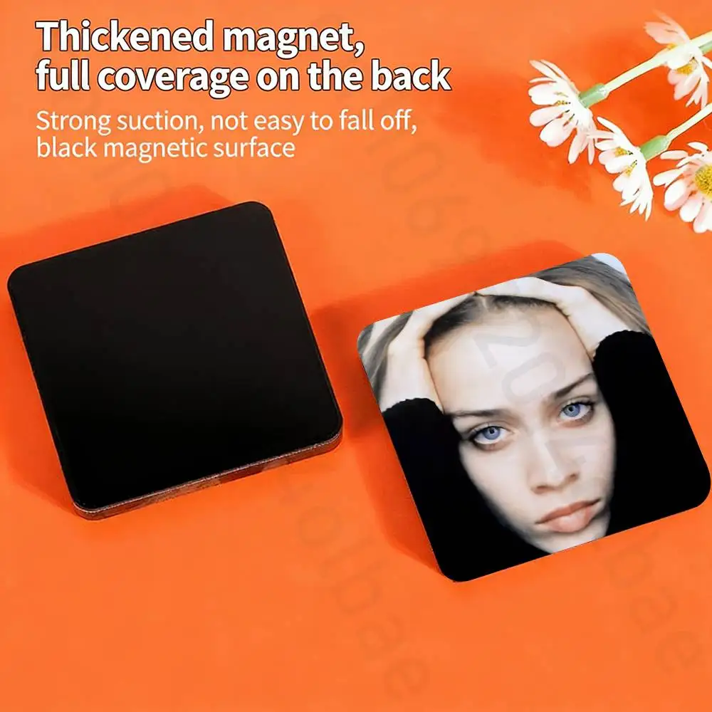 Fiona Apple Fridge Magnet Personalized Magnetic Durable Plastic Square Picture Surface Fridge Magnets