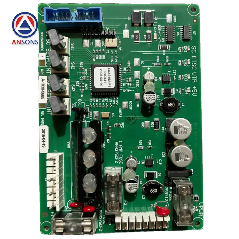 

AAA26800ARG1 E411 OTIS Elevator Weighing PCB Speed Tracking Board Ansons Elevator Spare Parts
