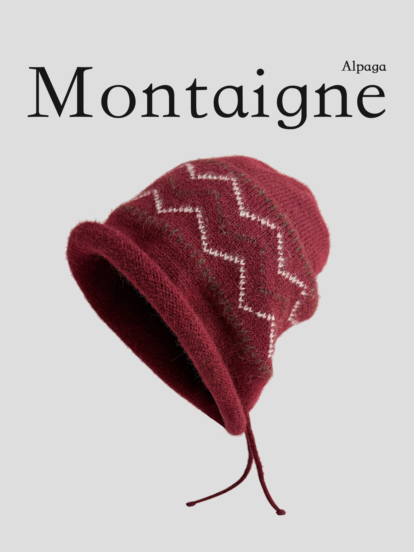 alpaga-montaigne-women's-knitted-wool-hat-autumn-winter-warmth-protection-ear-warmth-cold-resistance-retro-style-foldable-cap