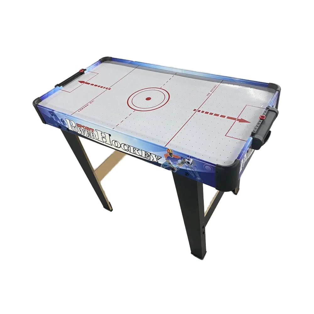 

4ft Hot Sale Wooden Grain Electric Power Air Hockey Game Table Indoor Sports with Usb Charger Ice Hockey Table Game
