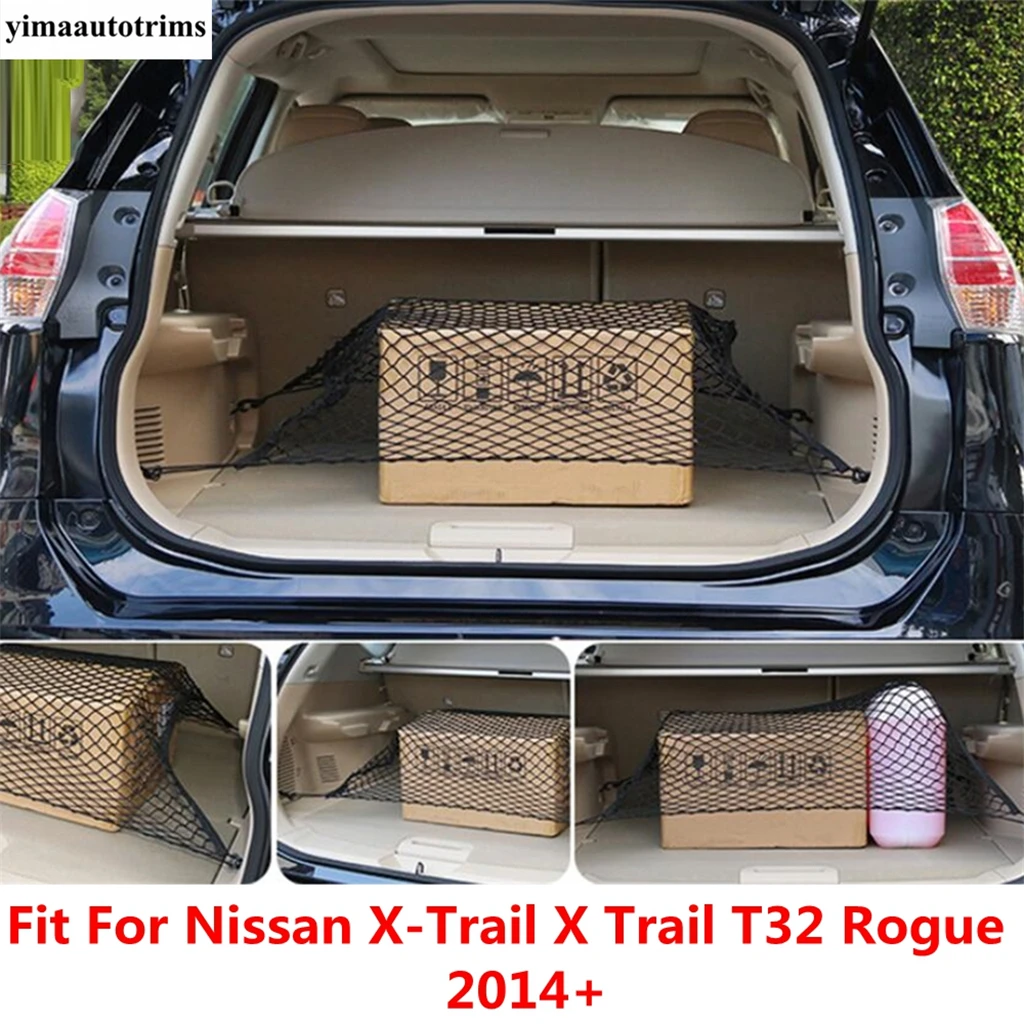 

Rear Trunk Storage Net Cargo Luggage Elastic Mesh Holder Accessories Interior For Nissan X-Trail X Trail T32 Rogue 2014 - 2020