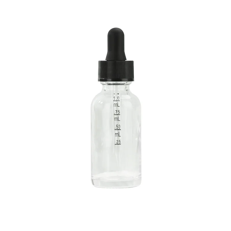 15ml 30ml 60ml 120ml Empty with Scale Dropper Bottle Clear Essential Oil Glass Aromatherapy Liquid