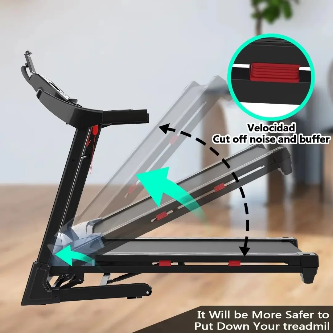 

STLF Portable Home Gym Electric Motorized Treadmill Mini Flat Running/Walking Pad for Desk Exercise Fitness Exercise Calorie Fun
