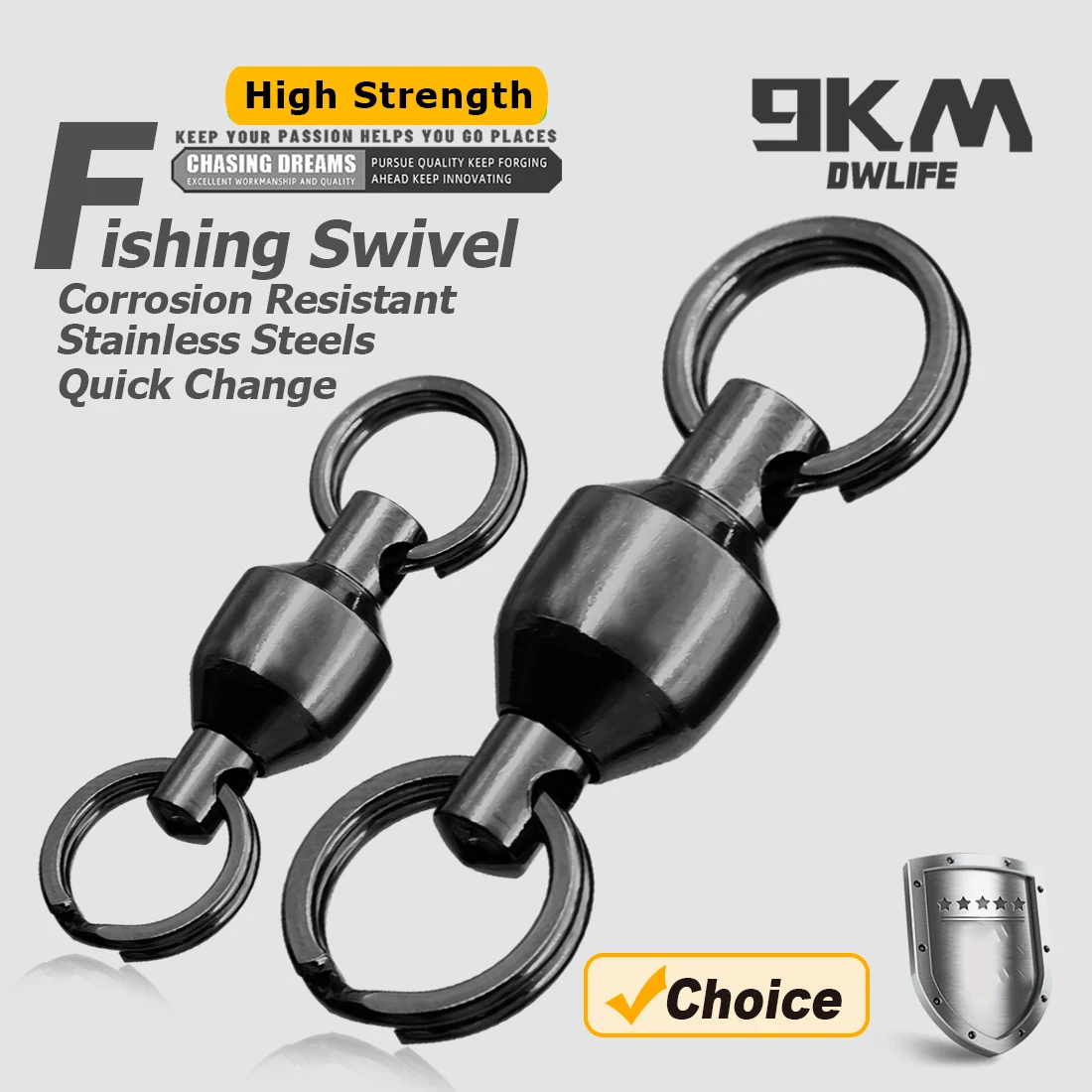 9KM 25Pcs Black Fis… - image