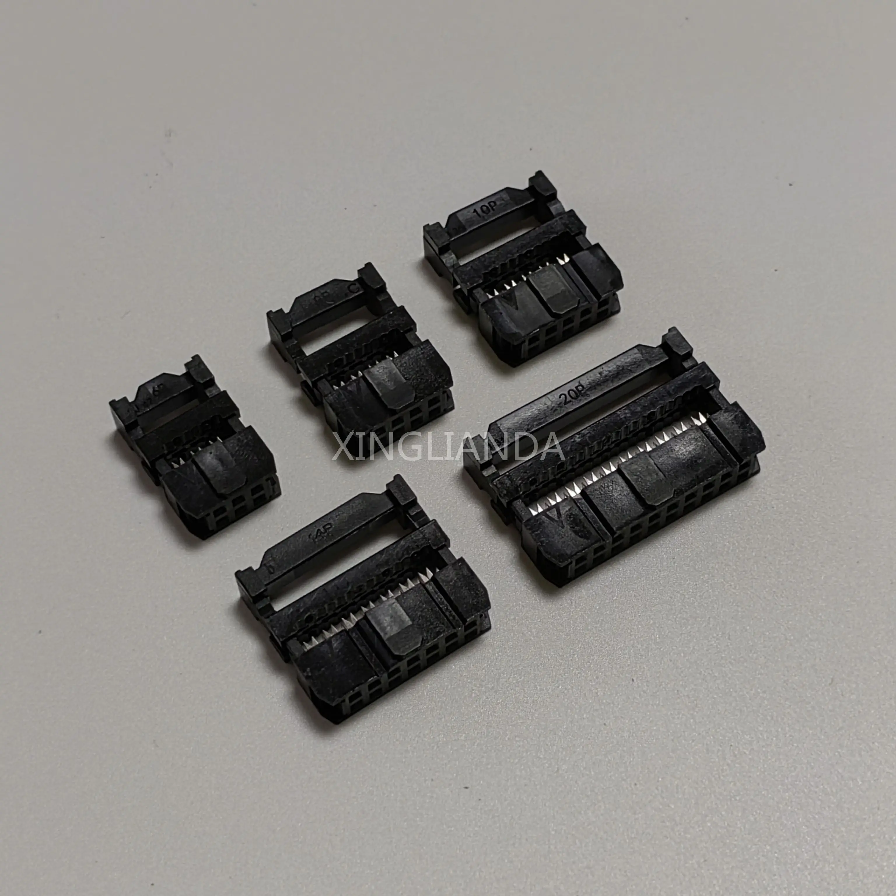 FC-6/8/10/14/16/20/26/34/40/50P IDC 2x3/4/5/7/8/10/13/17/20/25 Pin Dual Row Pitch 2.54mm IDC Connector Cable Socket