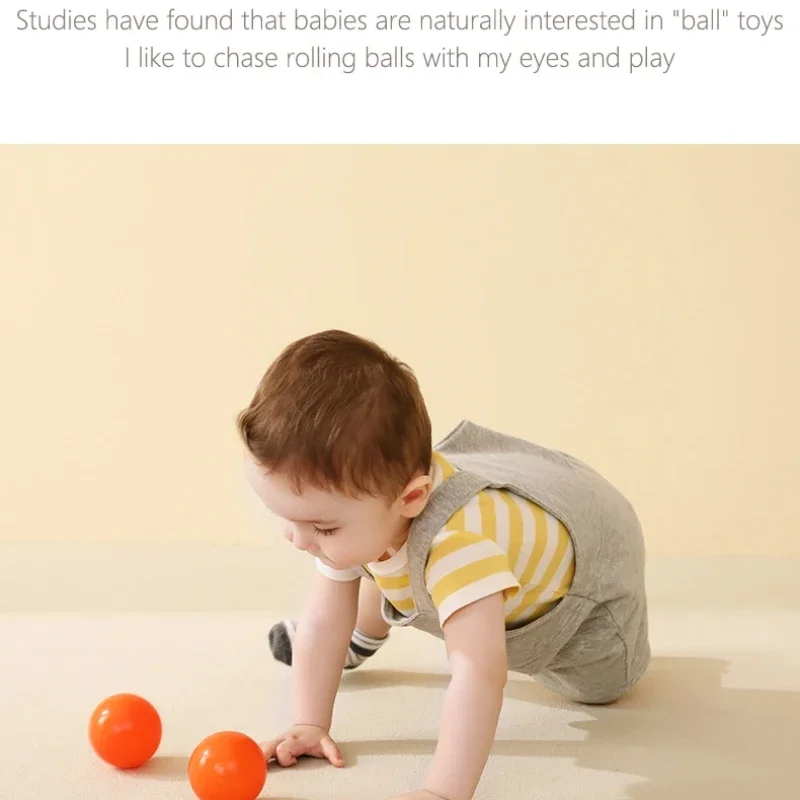 IMBABY Ocean Sensory Balls para niños, pelotas de plástico de 5,5-7 cm, juguetes para piscina/caja seca no tóxicos, malabarismo multicolor para aliviar el estrés
