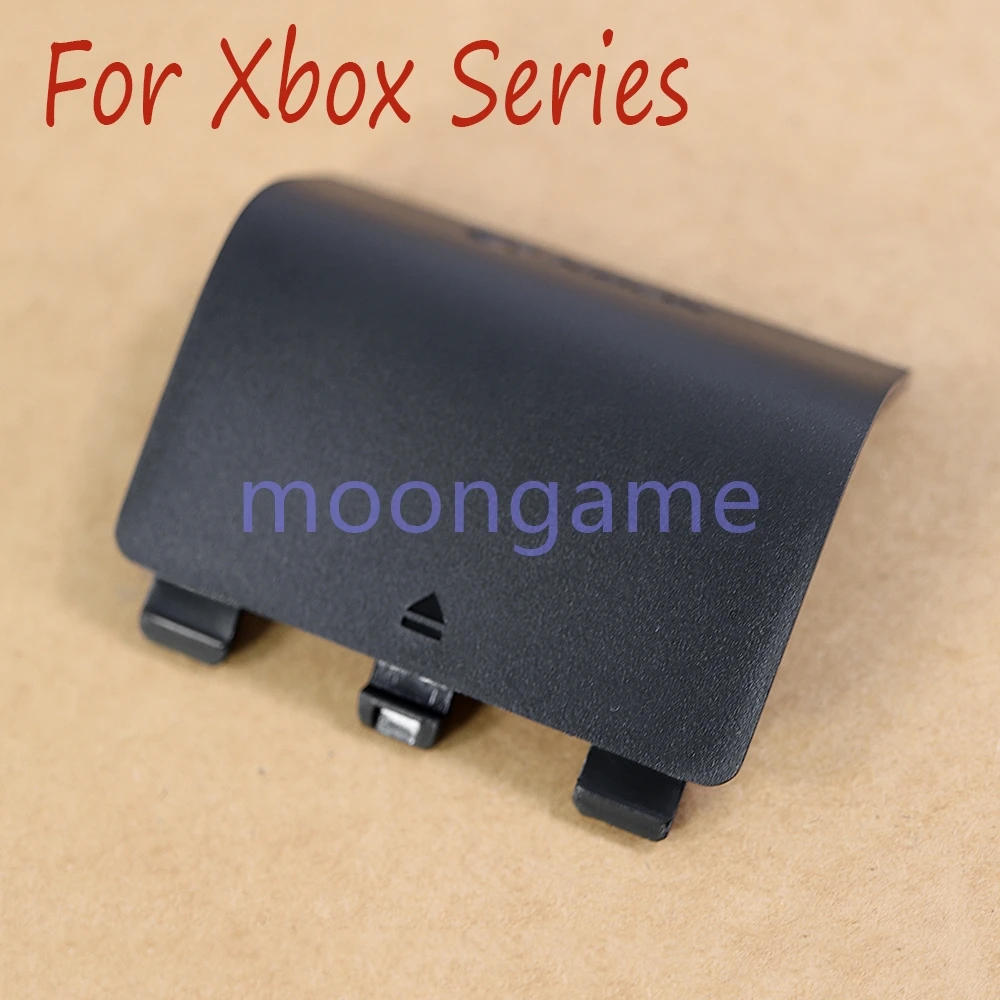 2pcs For Xbox Series X/S Wireless Controller Plastic Battery Shell Lid Back Case Replacement Housing Door Cover
