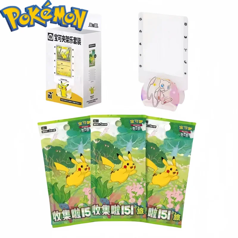 genuine-pokemon-trading-cards-collected-151-ptcg-chinese-scarlet-violet-aggreko-clip-gift-set-box-trading-cards-collections-gift