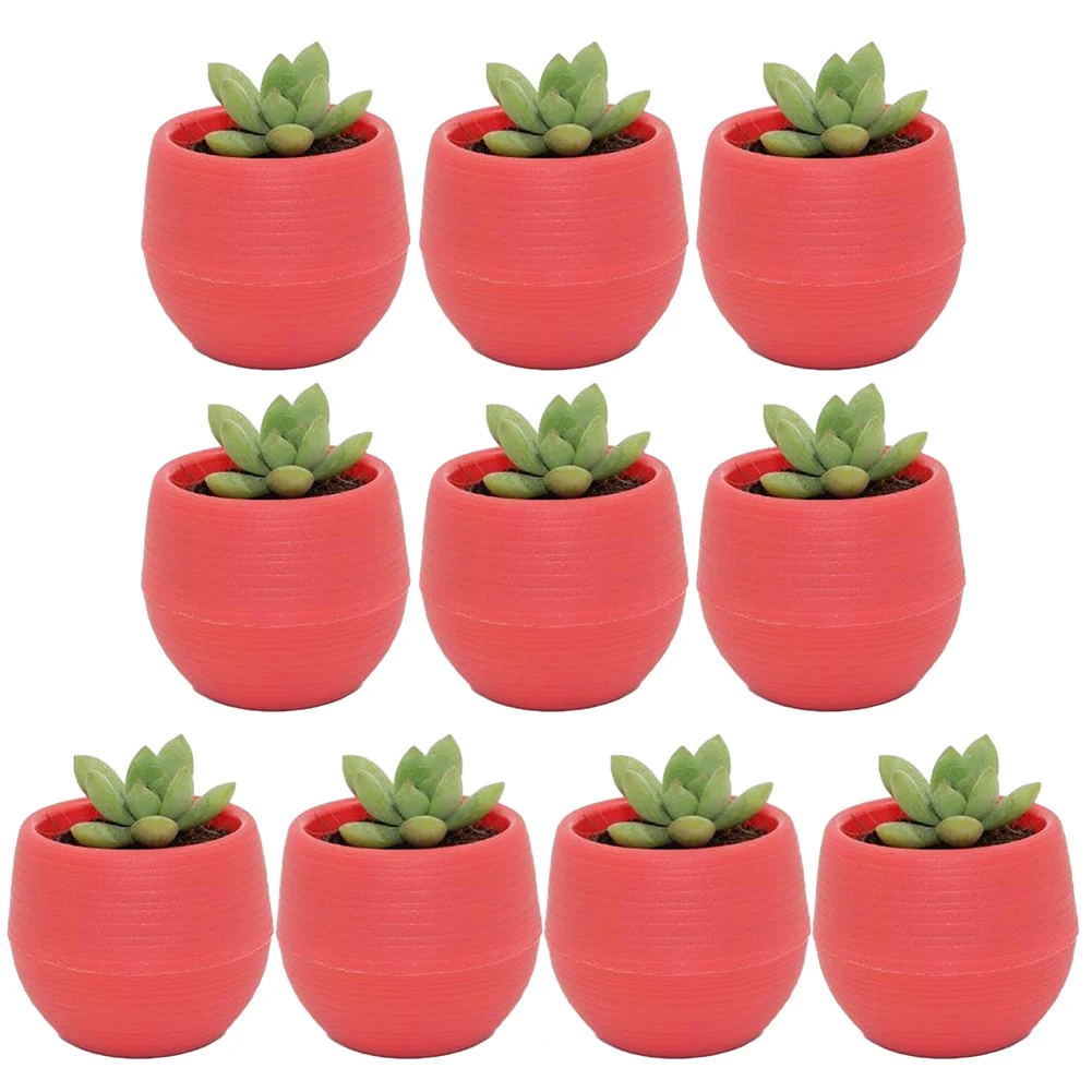 Eye catching Plastic Flower Pot for Home Garden Office Decoration Breathable Design Multiple Colors to Choose From