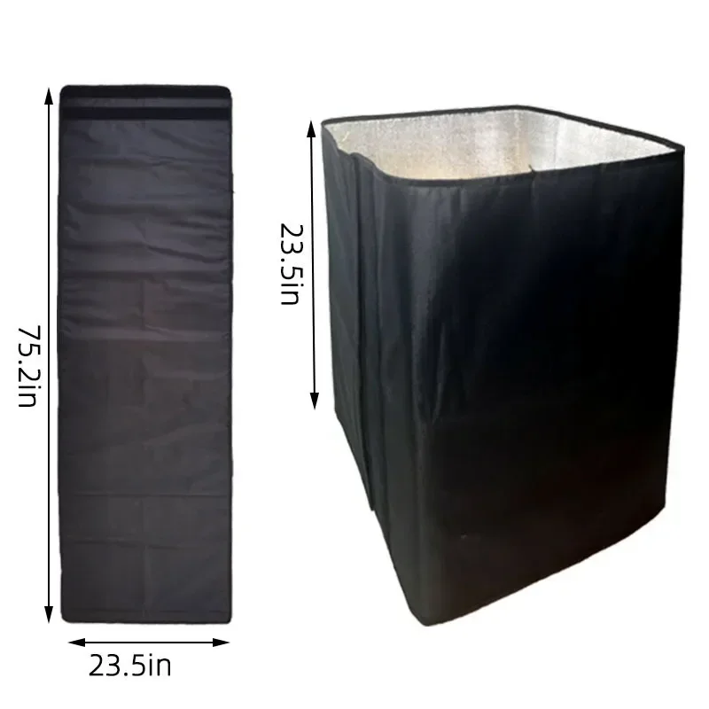 A Bee hive insulation cover 600D waterproof Oxford cloth adjustable pearl cotton windproof and waterproof