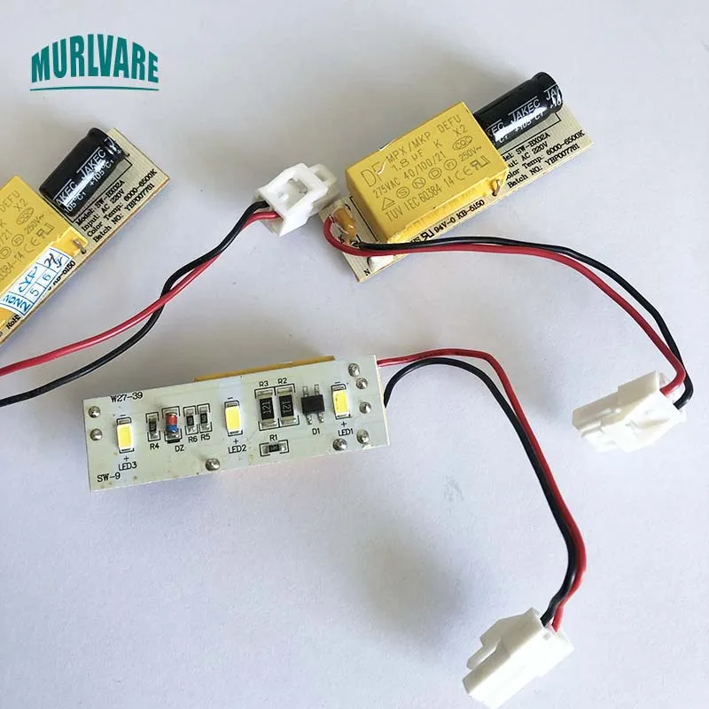 2PCS 41041487 Hoover & Candy Fridge Freezer PCB Circuit Board SW-BX02A W27-39 LED Light Assembly