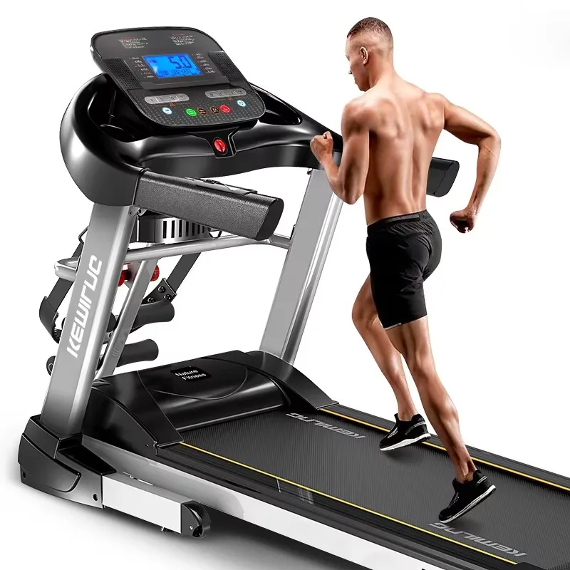 Multi-functional Foldable Electric Treadmill Running Exercise Machine Professional LED Display Home Gym Equipment