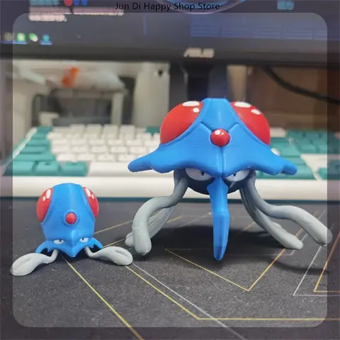 Tentacool Tentacruel Scale World 1:20 Diy 3d Printing Anime Figure Model Statue Kids Collection Desktop Decoration Ornament Toy