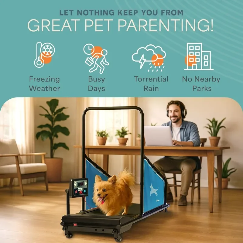 PawRunner Dog Treadmill for Small Medium Dogs Remote Control