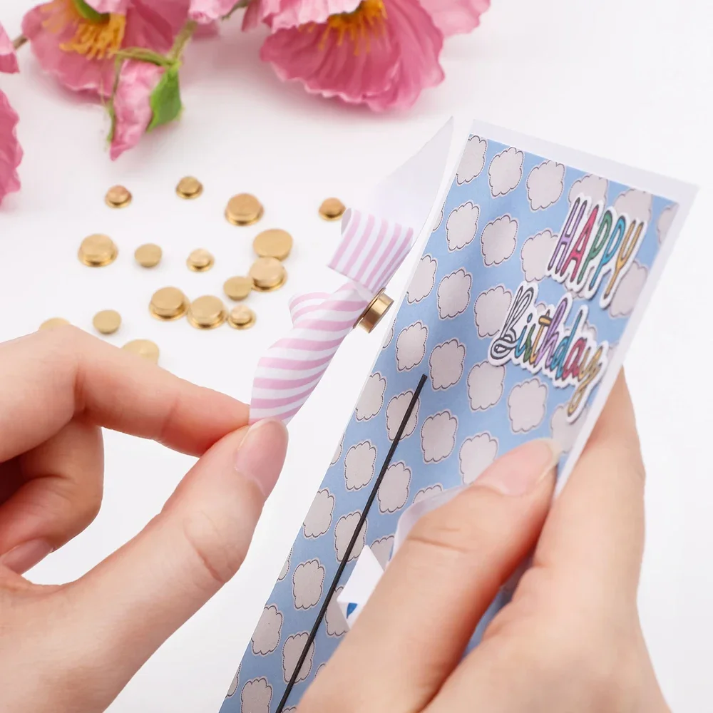 

360 Rotation Mini Metal Rotating Bearings for DIY Handmade Crafts Paper Cards Scrapbooking Smooth Spin for Jewelry Making Decora