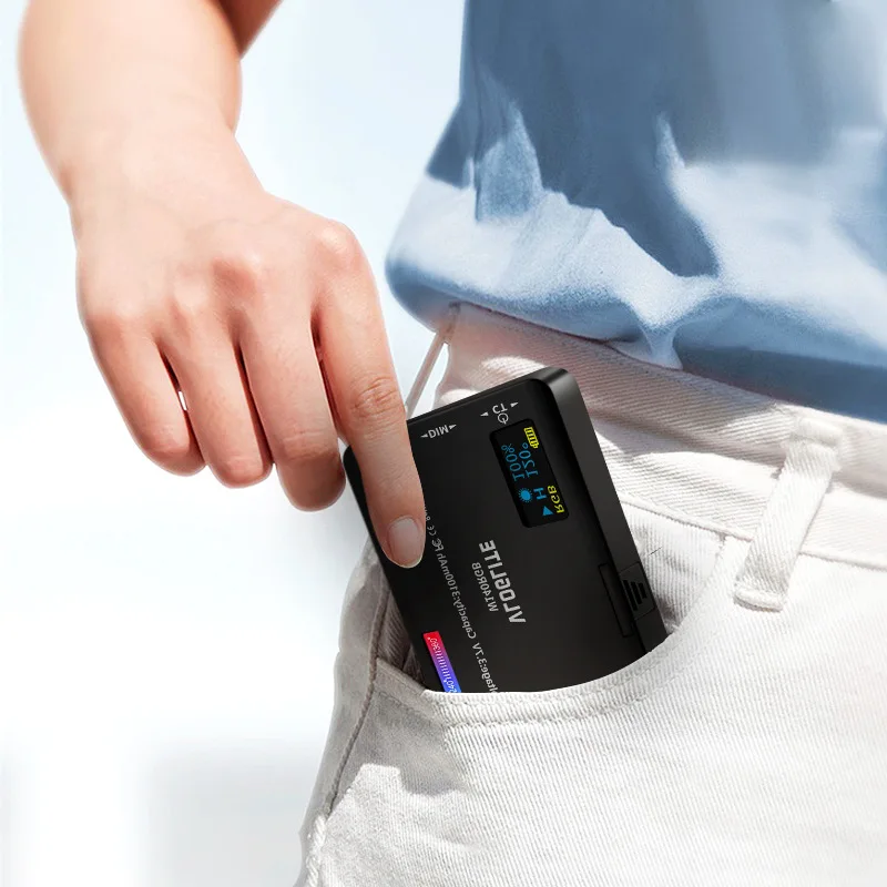 Telefoon RGB-invullicht, computervideo Video Conferentielicht, mobiele fotografie Vlog-licht, mini-zakinvullicht