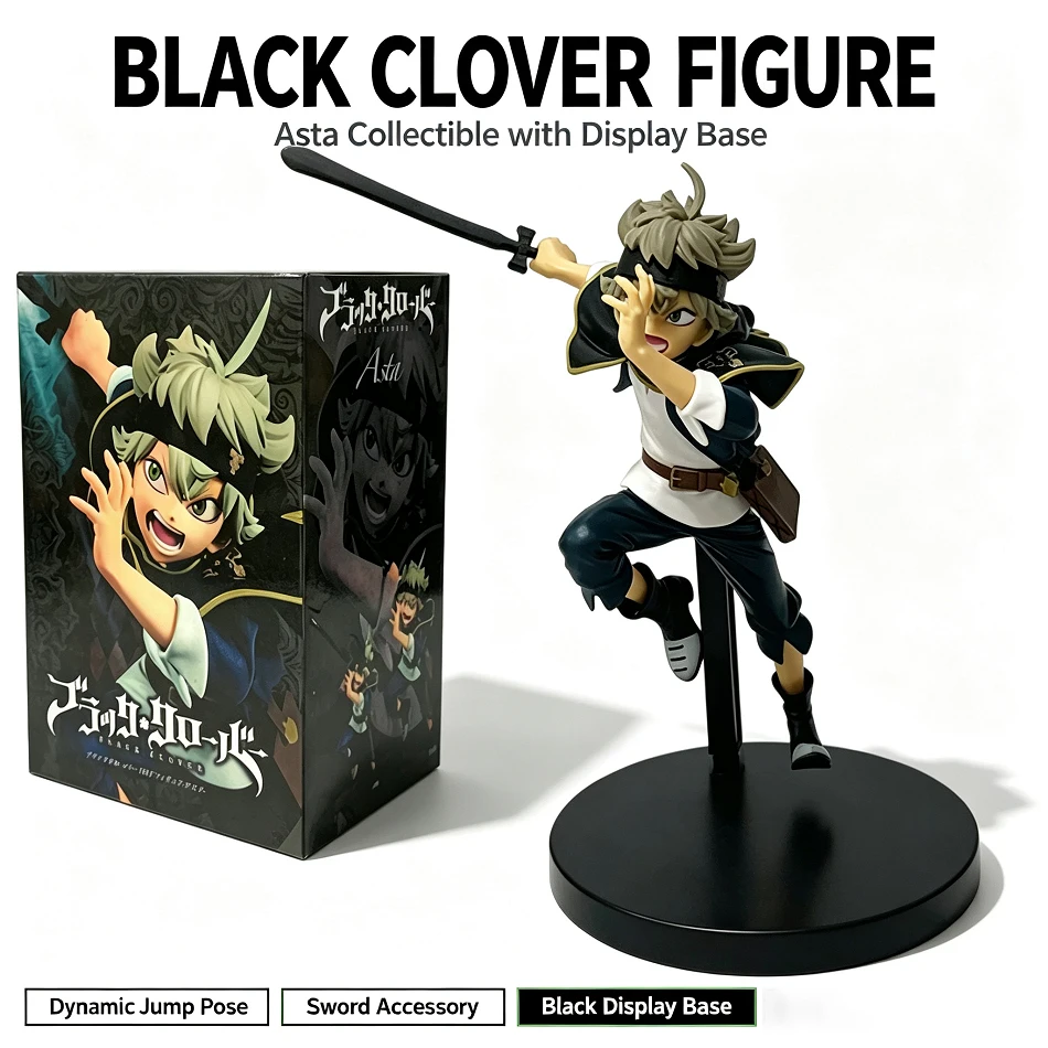 Black Clover Grimoire - 16 cm Anime Black Clover Figur,