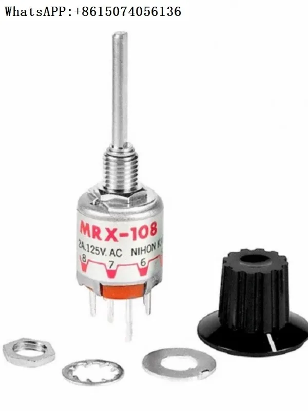 

MRX108-NKK Switch Multi stage Small Size Rotating Switch MRX-108