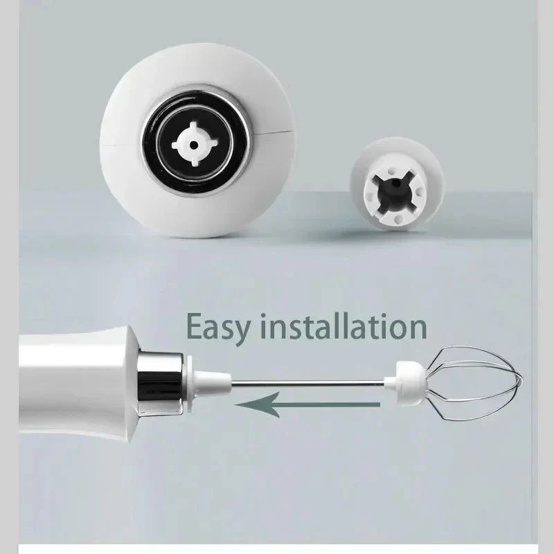 New 3 In 1 Wireless Handheld Electric Milk Foam Machine Mini Frother Maker Handheld Cappuccino Coffee Whisk Mixer Foamer Puller image 5