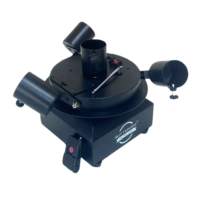 Stage spinning lotus flower 4 head ground rotate cold fountain wedding machine