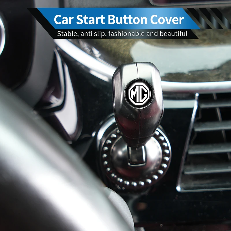 Car Gearshift Lever Cover One-Touch Start Button Case Accessories For Morris Garages MG 6 3 5 7 TF ZR ZS HS GS GT Hector RX5 RX8