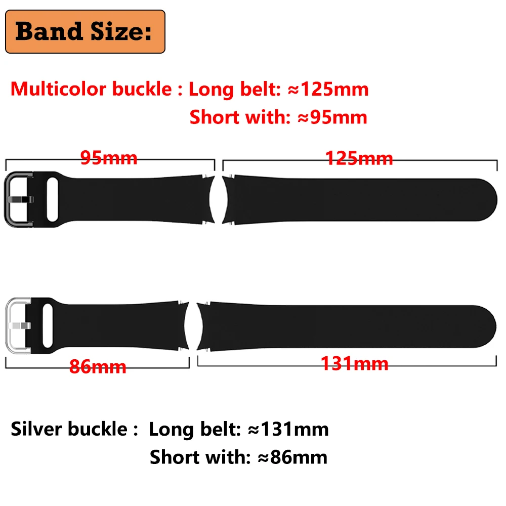 Armband für Samsung Galaxy Uhr 6 5 4 44mm 40mm/4 klassisch 46mm 42mm Armband 20mm Silikon Armband Galaxie Uhr 7 40mm Band