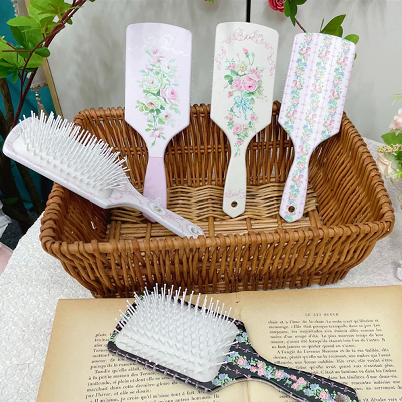 French Pink Comb Home Desktop Ornaments Romantic Color Air Bag Massage Comb Anti-Alopecia Electrostatic Ladies Special Decor