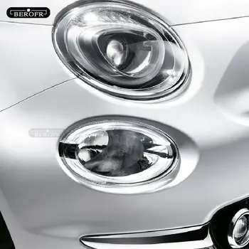 適用於菲亞特500 Abarth 2013-2020款汽車大燈保護膜煙燻黑TPU透明保護貼紙配件 10 最佳銷售 阿巴斯配件 - №10