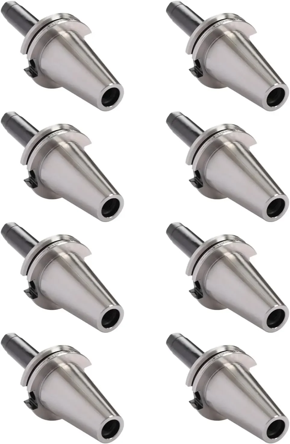 8-Pack CAT40 ER11 Collet Chuck Taper Holder, 100mm Length | CNC Milling Tool Holder for CNC Machining Centers, Milling Machines,