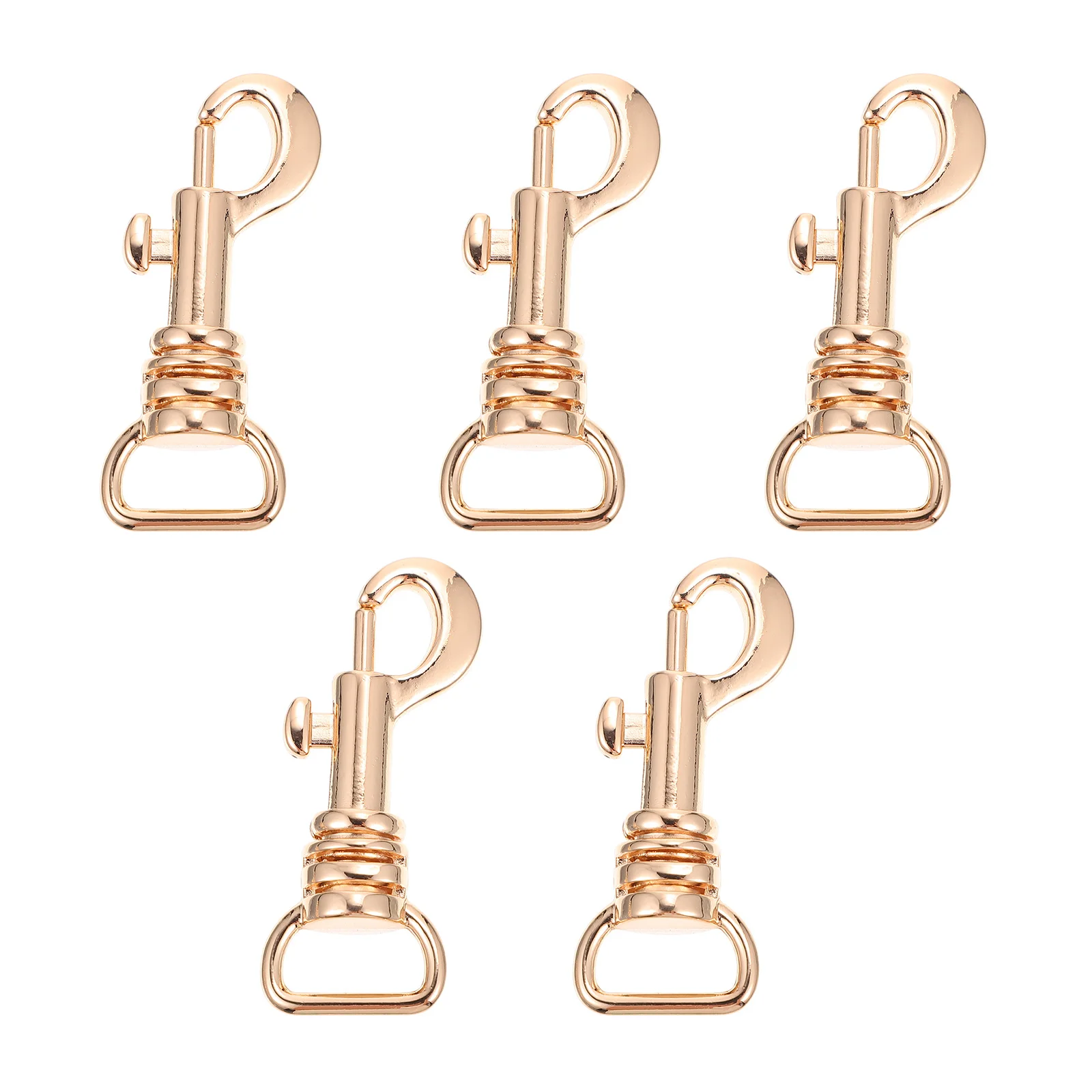 

5pcs Zinc Alloy Bag Buckles Detachable Metal Clasps For Diy Handbag Strap Replacement Durable Bag Accessories Connector Jewelry