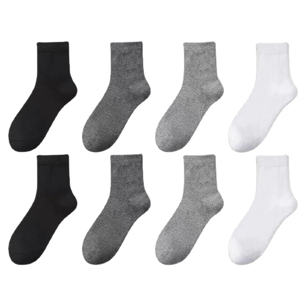 فستان رجالي متوسط الساق لأحذية العمل، ناعم ومسامي، ملابس دائرية عامة، جوارب كاجوال للرجال، جوارب رياضية #6