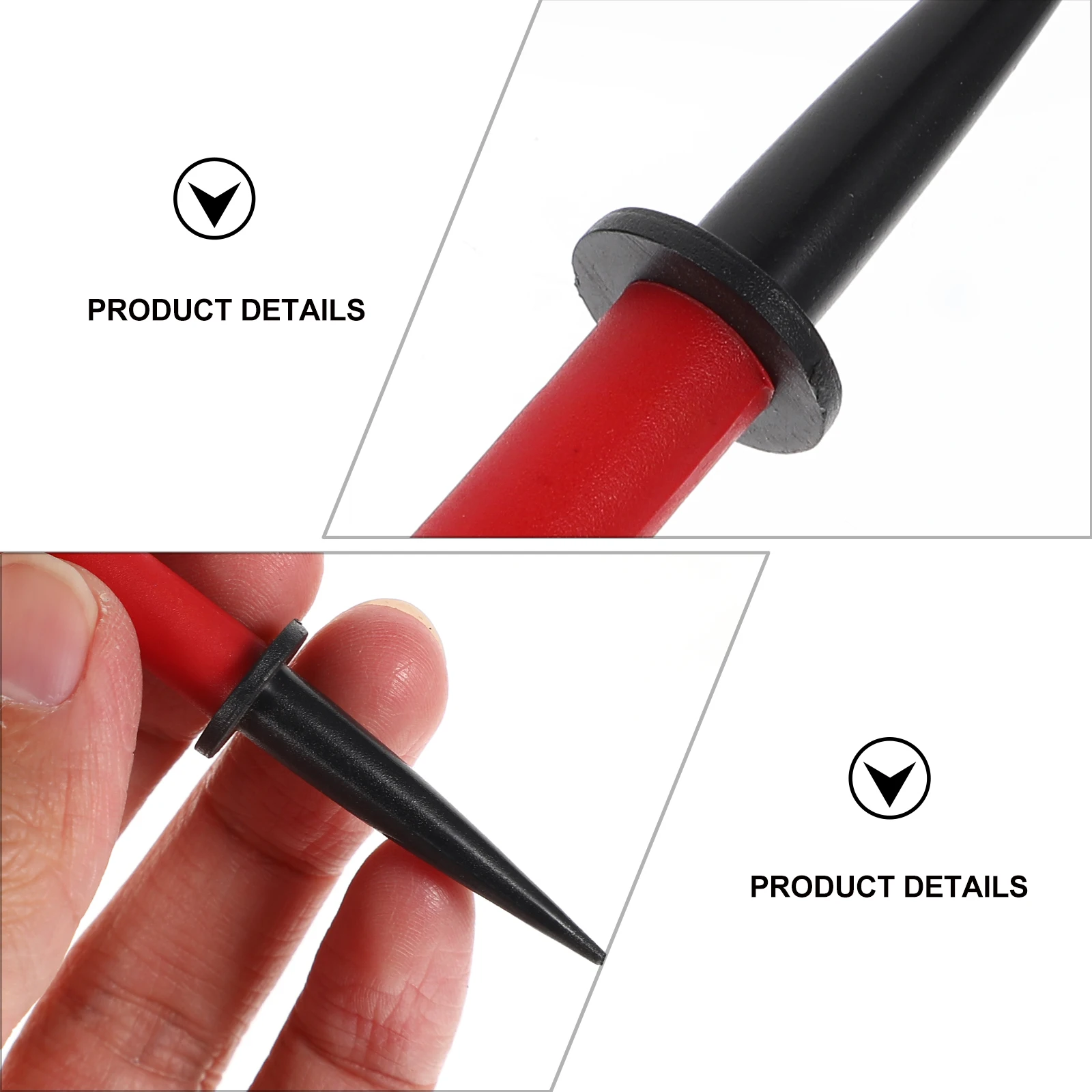 

3pcs Golf Tees Elastic Red Orange Small Lightweight Durable Portable Convenient Training for Golfs