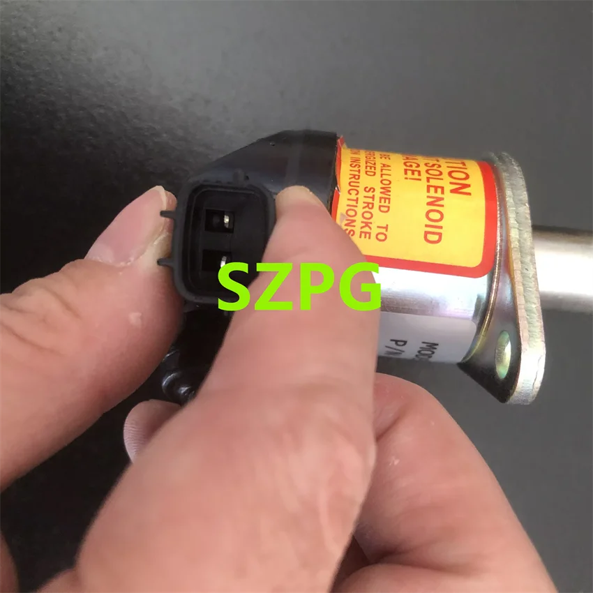 V3600 V3300 12V Fuel Shutoff Stop Solenoid 1G772-60012 For Kubota Engine
