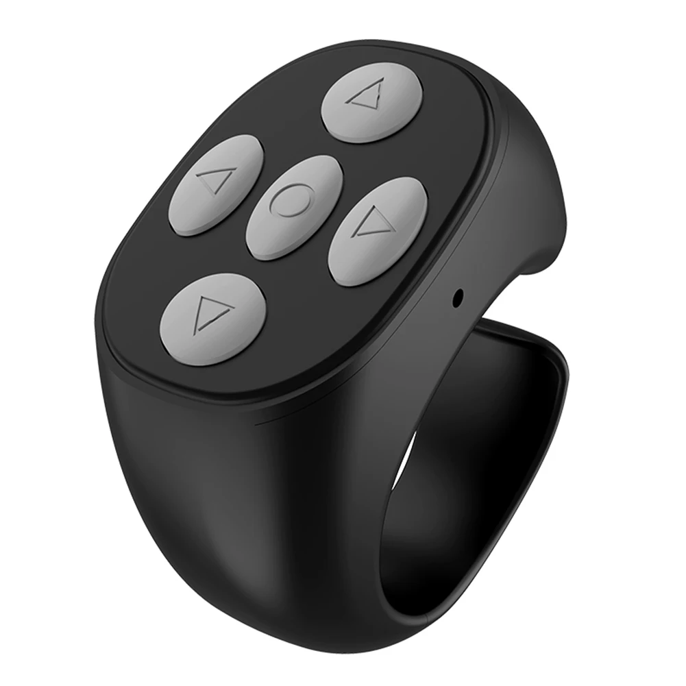 Wireless Bluetooth-compatible Automatic Page Turner Browsing Smart Fingertip Selfie Video Controller Portable for Mobile Phone
