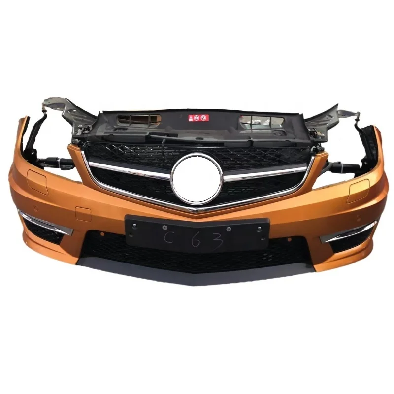 

Tom AutoFor Mercedes Benz AMG C63 W204 New Front Bumper Assembly with Radiator for Car Bumpers