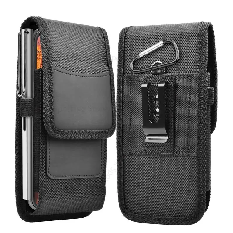 

Oxford Cloth Pouch Phone Case For Xiaomi 17 Ultra 15S Pro Cover Belt Waist Card Leather Bag For Xiaomi 17 Pro Max 14 13 15 Ultra
