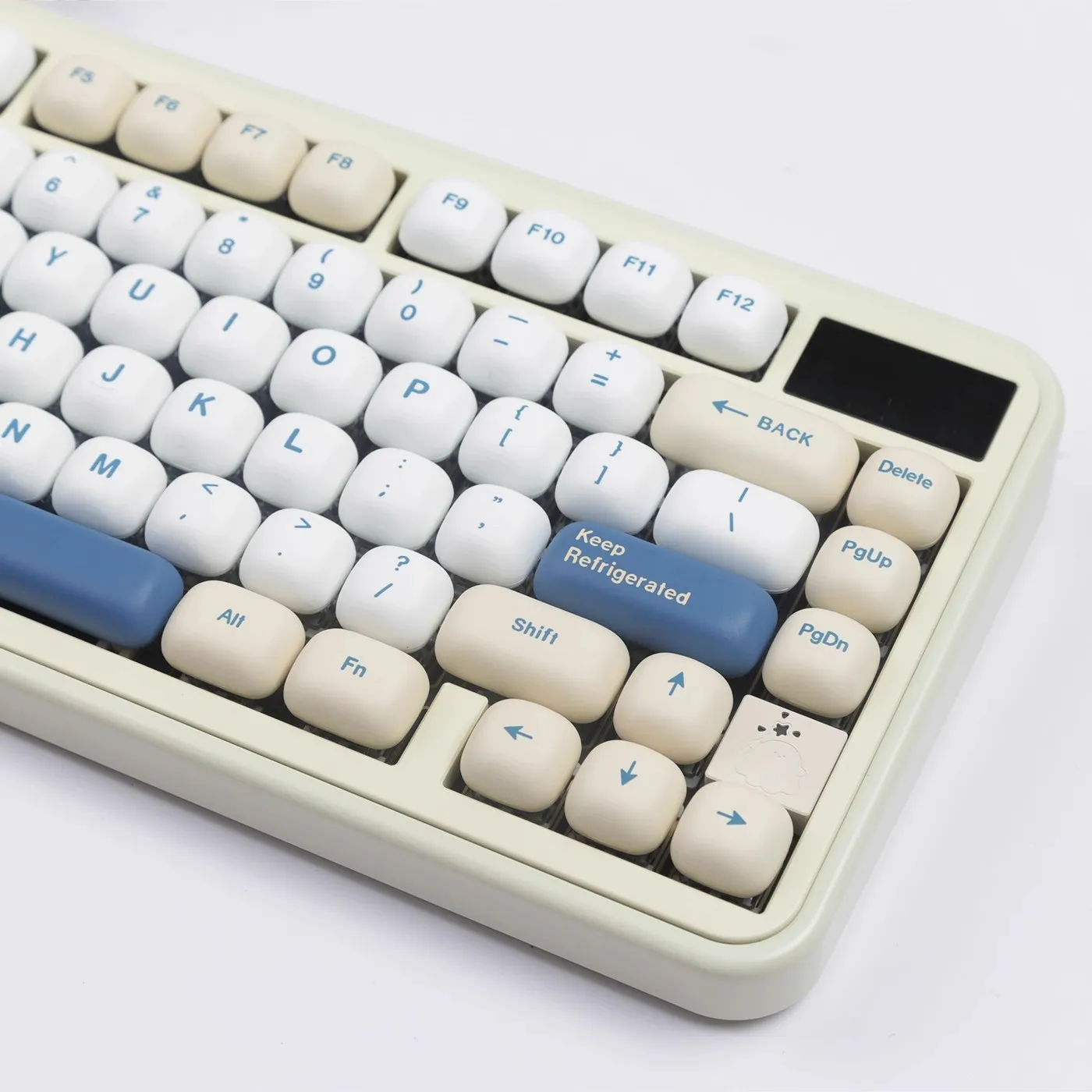 Gmk Soy Milk Keycap Mog Keycap Lovely Mac Sublimation Custom Mechanical Keyboard Keycaps For Girl Gaming Accessories Gifts