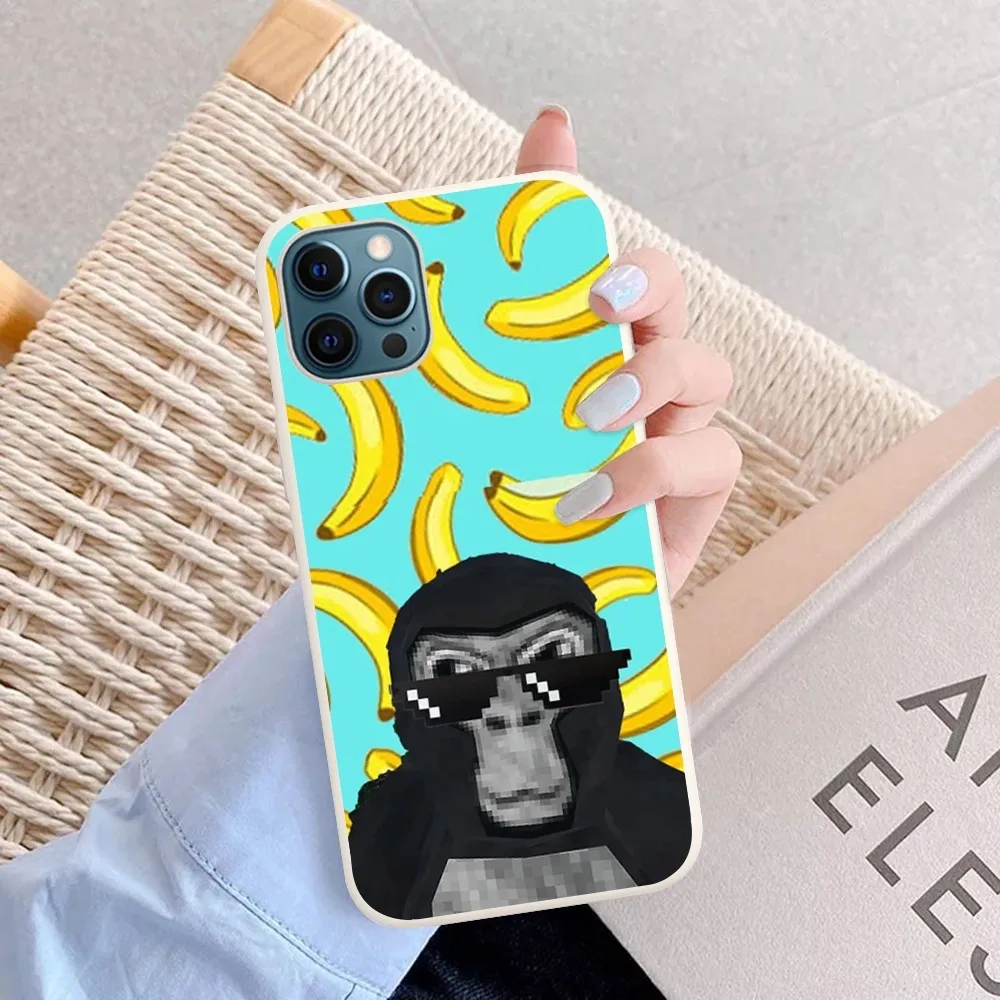 Gorilla Tag Jmancurly Monke Merch Phone Case Soft Solid Color For Iphone 14 11 12 13 Mini Pro Max 7 8 Plus 6 6s X Xs Max Xr