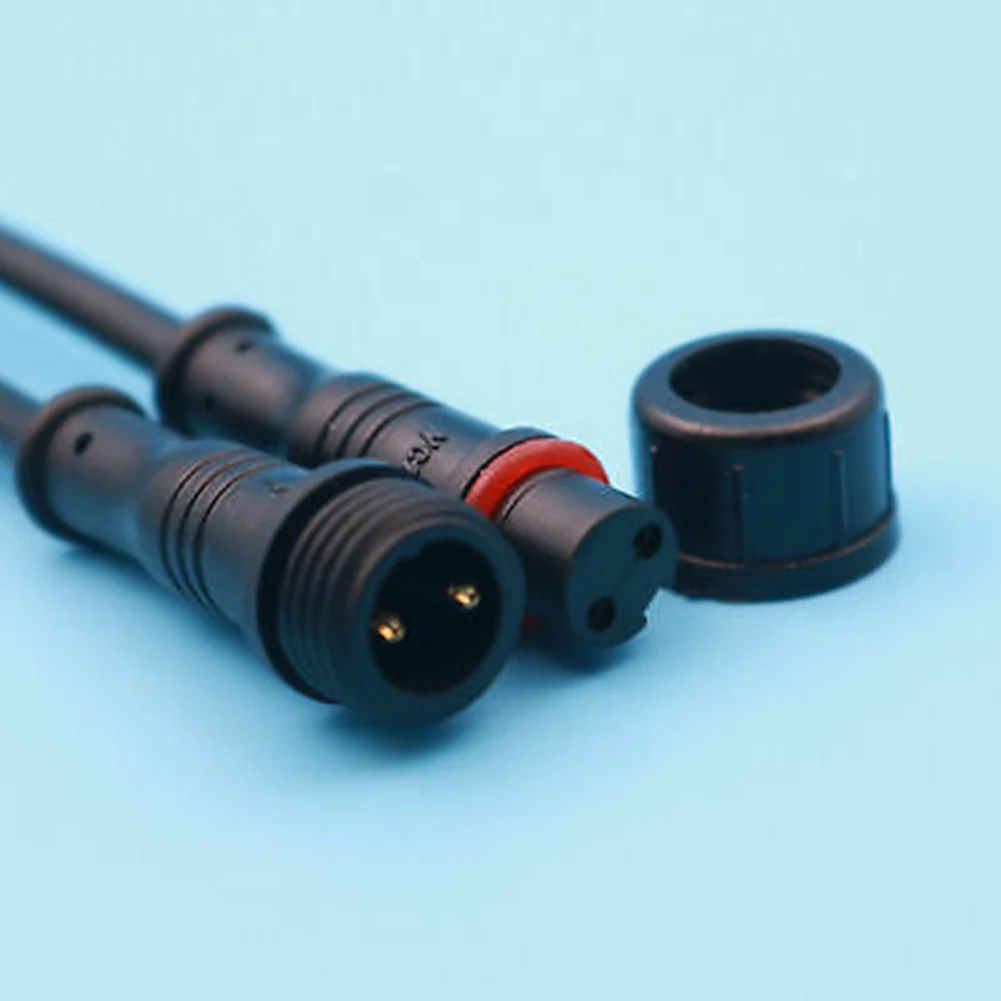 

5 пар разъемов для светодиодных проводов 22AWG, класс защиты IP65, 2-контактные и 3-контактные, для передачи питания постоянного тока 12В в системах видеонаблюдения и освещения