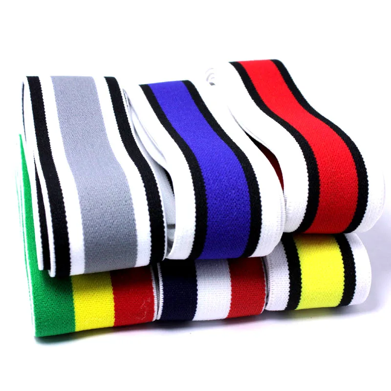 About 4cm accessories high quality striped belt elastic band/thickening plus soft imported tight tight NEW